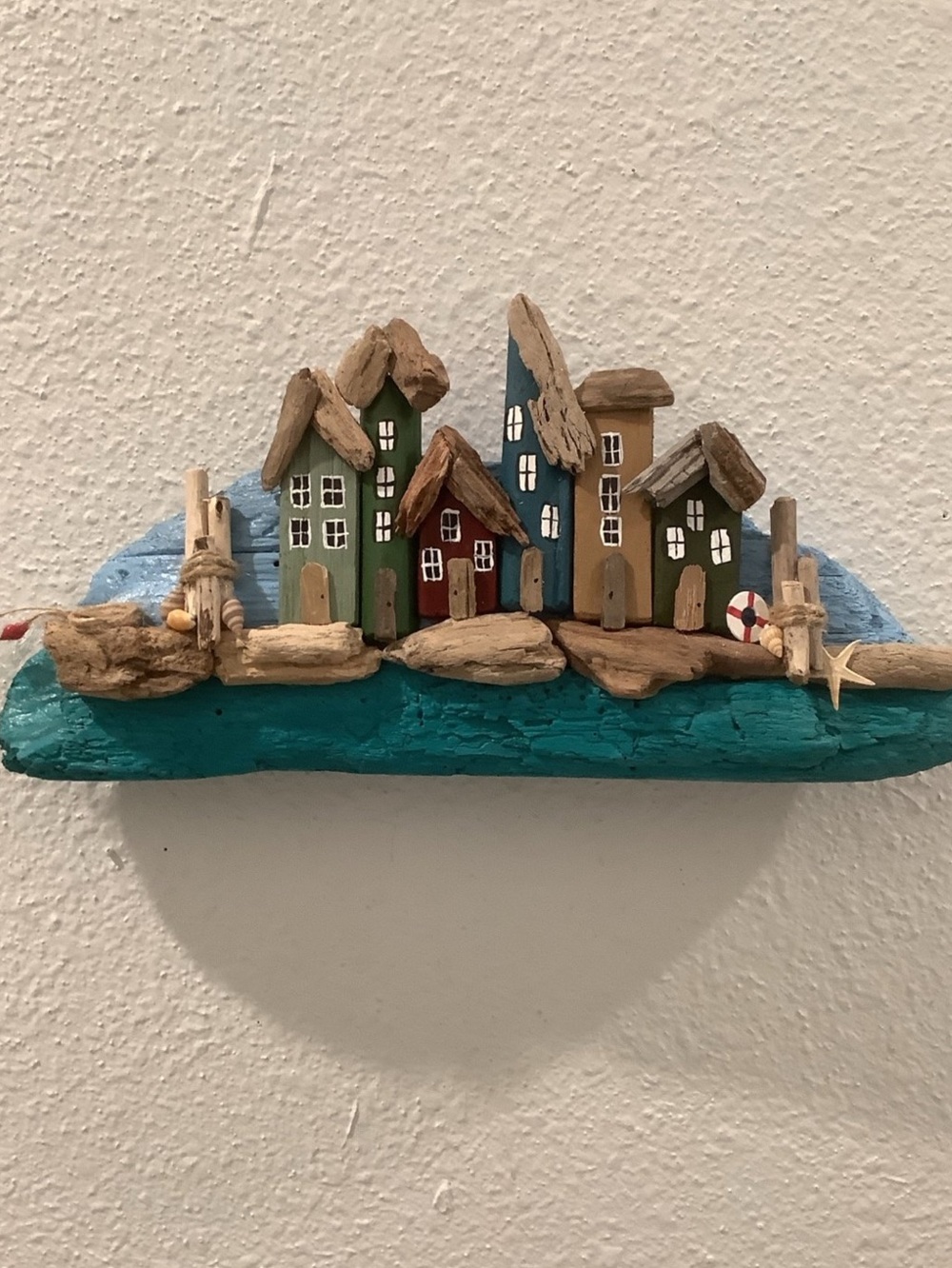 Driftwood Art, Driftwood Fishing Village, Driftwood Coastal Art